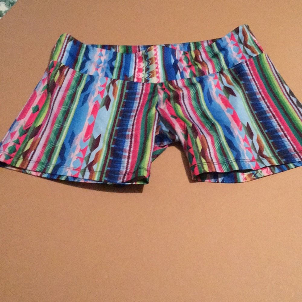 Bright & beautiful Indian design shorts soft M/L
